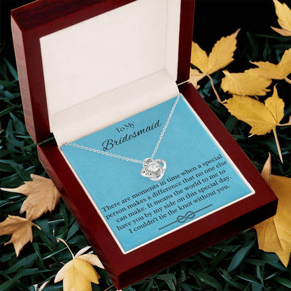 Bridesmai Love Knot Necklace