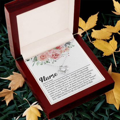 Graduation Gift For Nurse Nursing Graduation Gift Necklace New Nurse Gift For Graduation Nursing Studen Love Knot Necklace