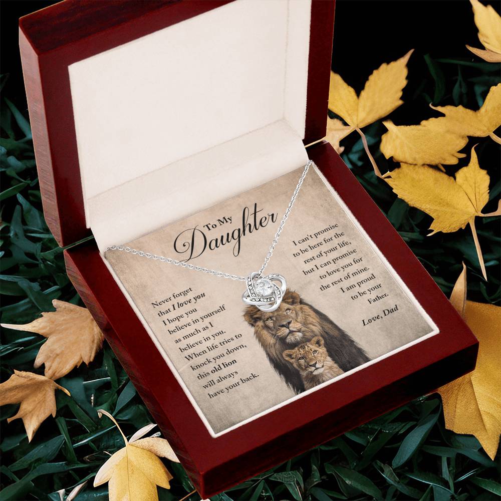 My Daughter - Proud Of You - Ne Love Knot Necklace