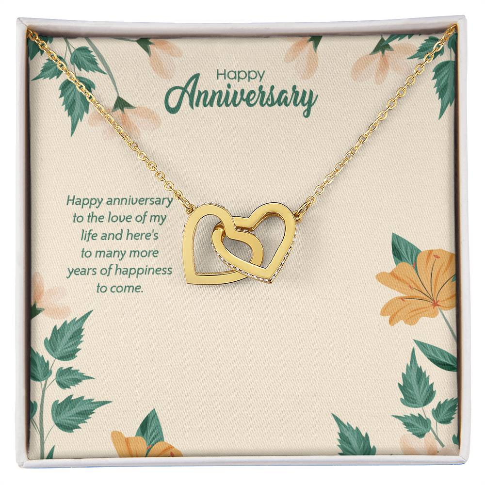Love Of My Life - Interlocking Hearts Necklace