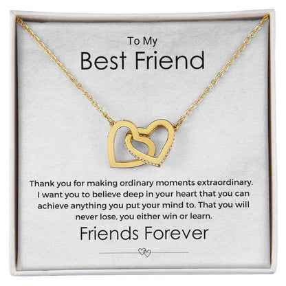 Making Ordinary Moments Extraordinary Necklace Interlocking Hearts Necklace