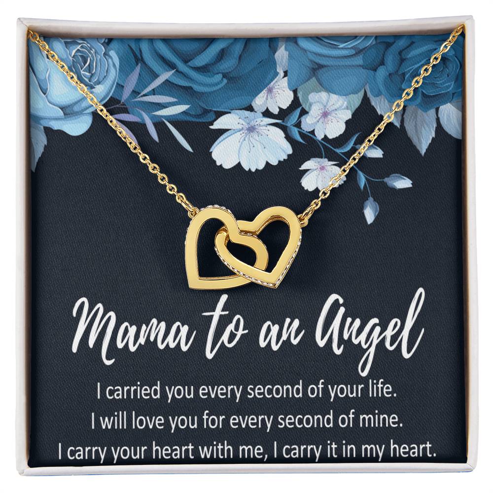 Miscarriage Necklace Gift For Moms Interlocking Hearts Necklace