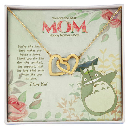 Special Edition You Are The Best Mom! Interlocked Hearts Tm2V4 Interlocking Hearts Necklace