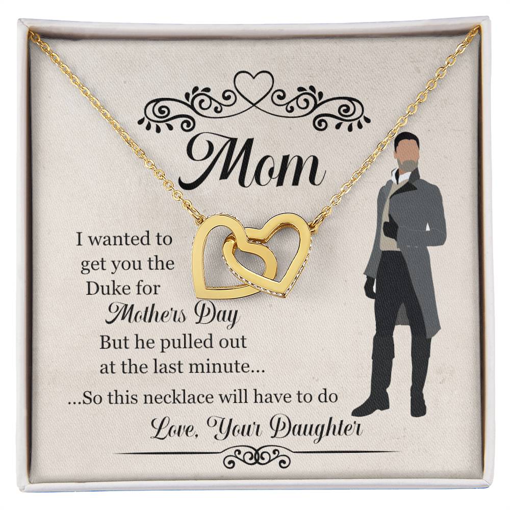 Mother’S Day Necklace Interlocking Hearts Necklace