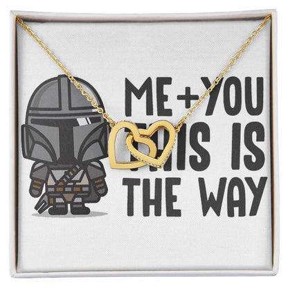 Me And You Interlocking Hearts Necklace