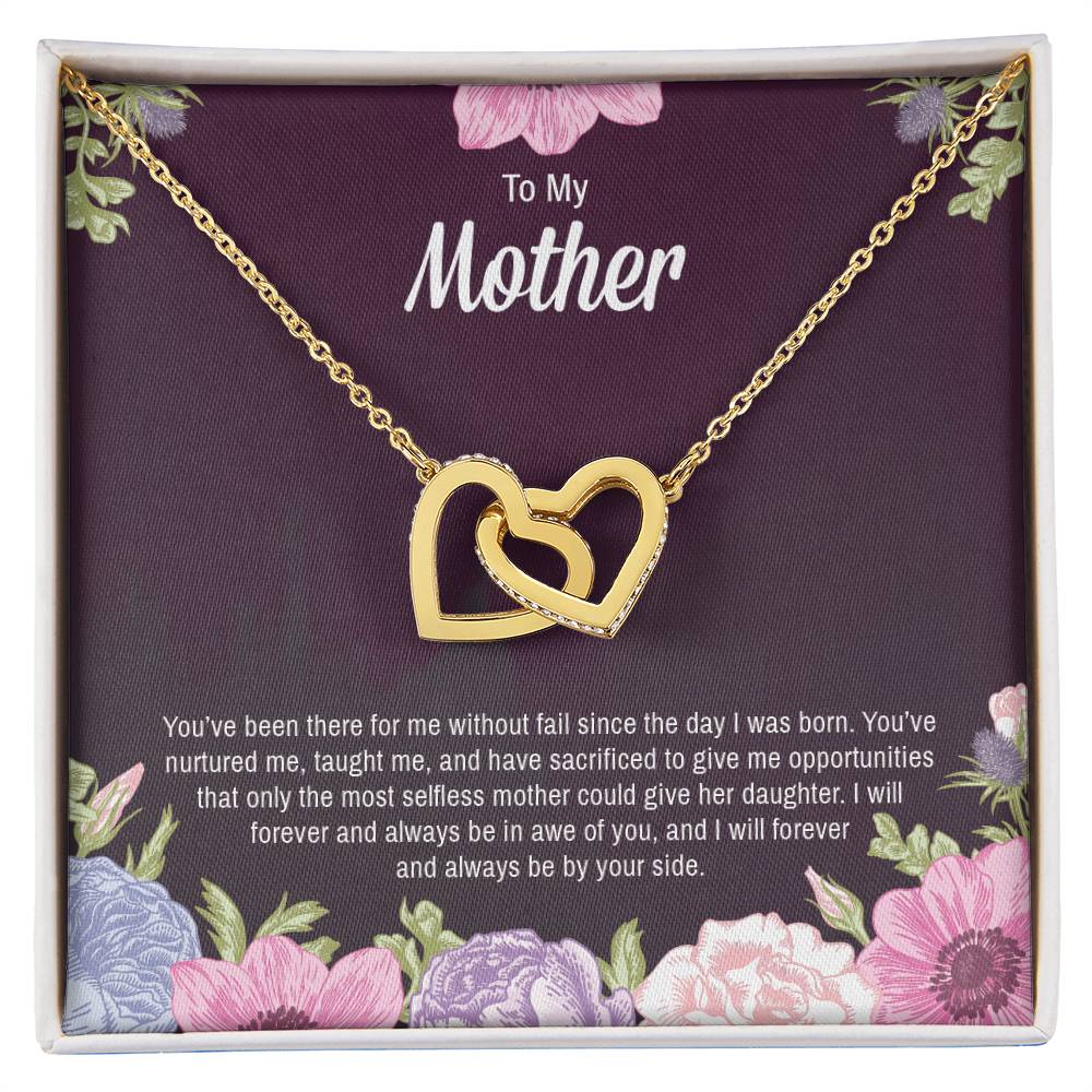 Interlocking Hearts Necklace For Mother