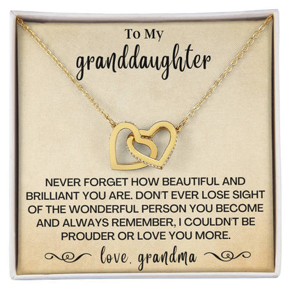 Happy Birthday Or Just To Say I Love You - Two Hearts Necklace Interlocking Hearts Necklace