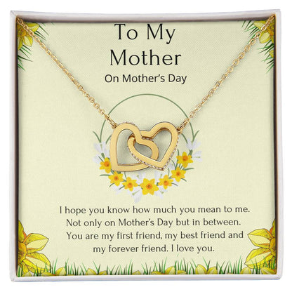 Interlocking Heart Mother’S Day Necklace. Interlocking Hearts Necklace