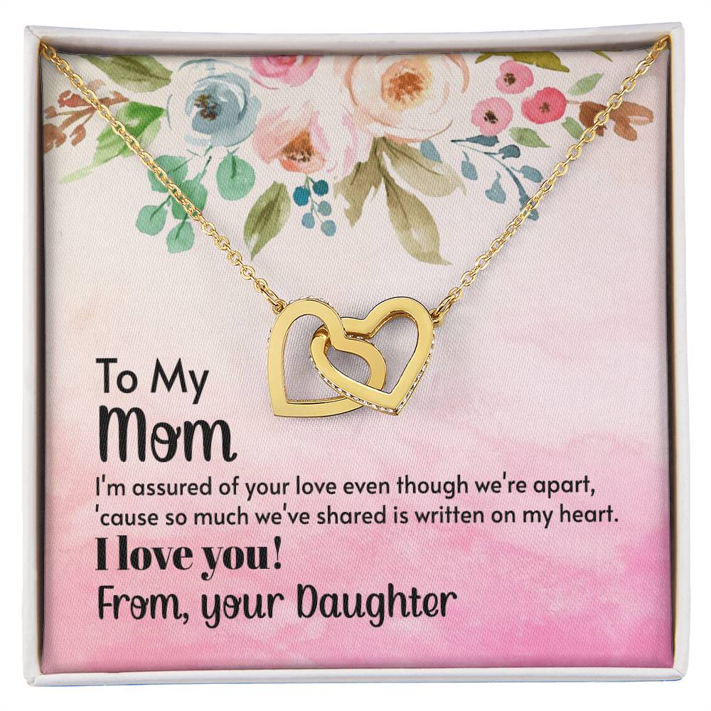 Mothers Day Gift From Daughter Son - Mother Necklace Gifts For Mom Mom Necklace Interlocking Hearts Interlocking Hearts Necklace