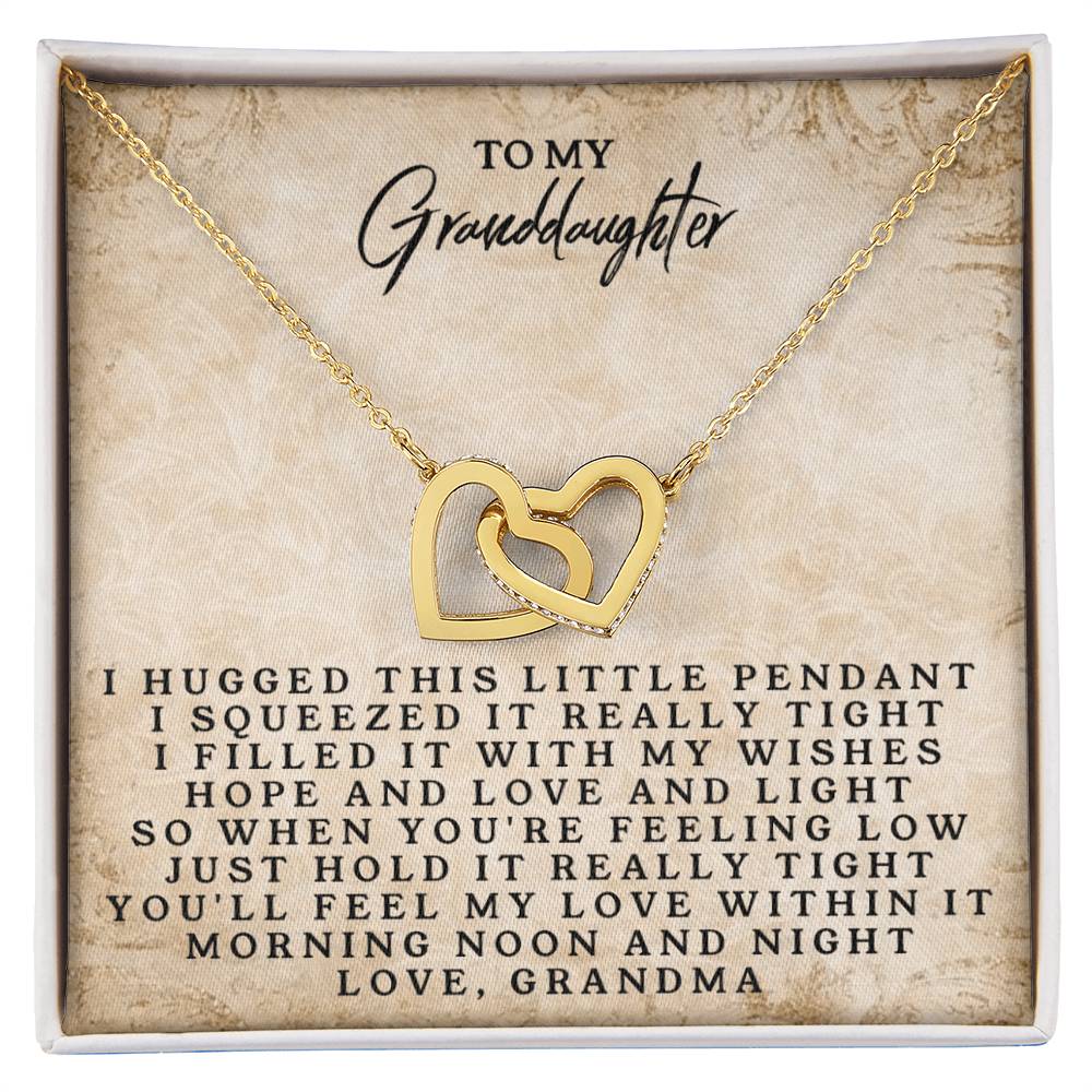 Give Her The Gift She Will Always Remember?? Interlocking Hearts Necklace
