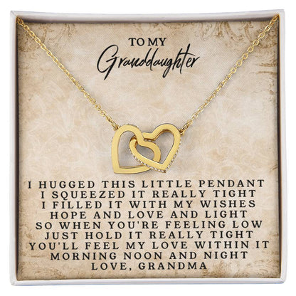 Give Her The Gift She Will Always Remember?? Interlocking Hearts Necklace