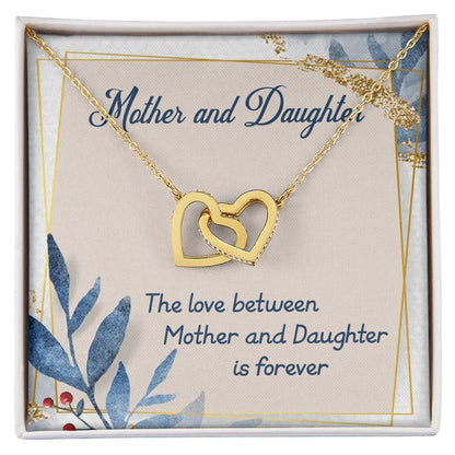 Mother Daughter Necklace Mother Daughter Jewelry Mother Necklace Gifts Mom Daughter Necklace Necklace Gifts For Mom From Daughter Interlocking Hearts Necklace