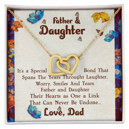 Interlocking Heart Necklace For Daughter Interlocking Hearts Necklace