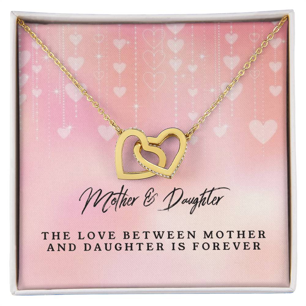 Mother & Daughter - Interlocking Heart Necklace Interlocking Hearts Necklace