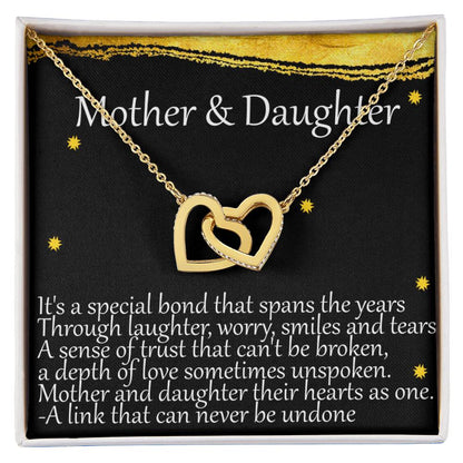 Mother & Daughter Interlocking Hearts Interlocking Hearts Necklace