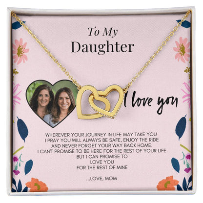 TOD189~1 Interlocking Hearts Necklace