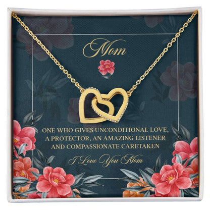 Mother'S Day Gift - Unconditional Love - The Interlocking Heart Necklace Interlocking Hearts Necklace