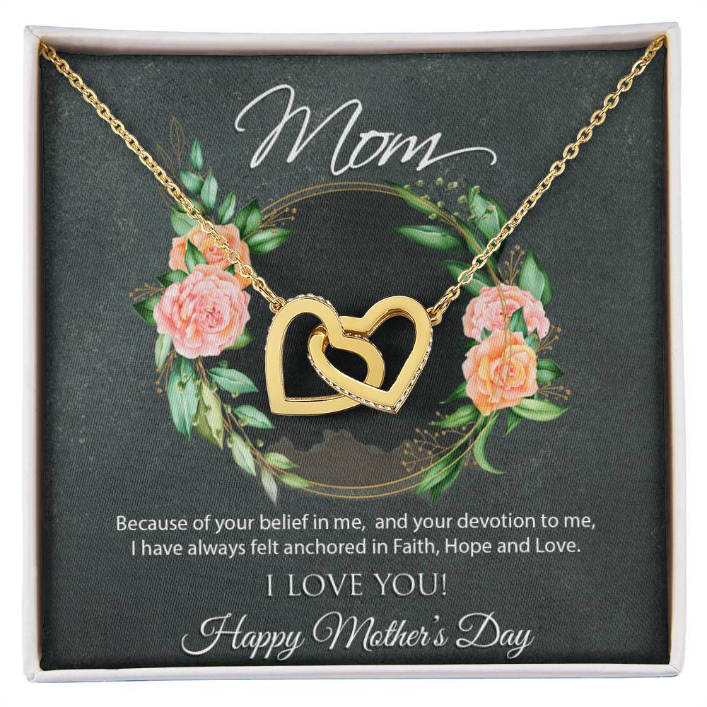 Interlocking Hearts Mother'S Day Necklace Interlocking Hearts Necklace