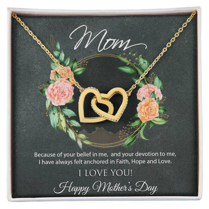 Interlocking Hearts Mother'S Day Necklace Interlocking Hearts Necklace