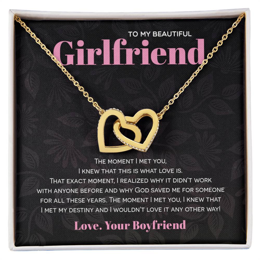 Interlocking Hearts - God Saved Me For You Interlocking Hearts Necklace