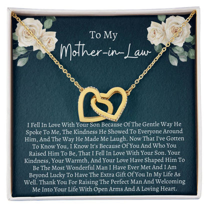 Gift For Mother In Law Interlocking Interlocking Hearts Necklace