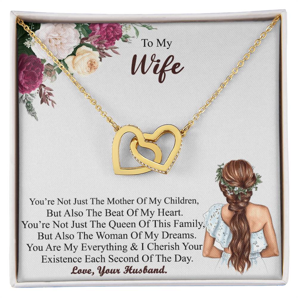 Gift For Wife Wife - Necklace Interlocking Hearts Necklace