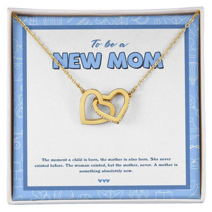 New Mommy To Be Mother'S Day Mommy To Be Gift Pregnant Necklace Interlocking Hearts Necklace