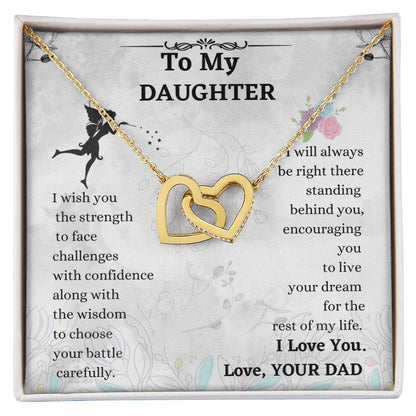 TO0951~1 Interlocking Hearts Necklace