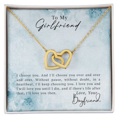 Collection Girlfriend - Interlocking Interlocking Hearts Necklace