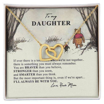 Interlocking Heart Necklace For Daughter Interlocking Hearts Necklace