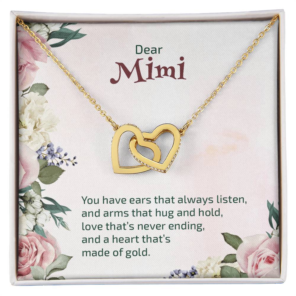 Interlocking Hearts Necklace For Mimi