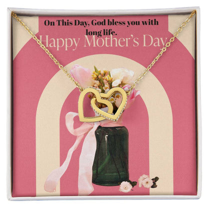 Happy Mother'S Dayike Mens Production Interlocking Hearts Necklace