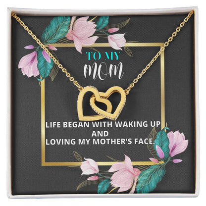 Mothers Day Gift From Daughter Son - Mother Necklace Gifts For Mom Mom Necklace Interlocking Hearts Interlocking Hearts Necklace