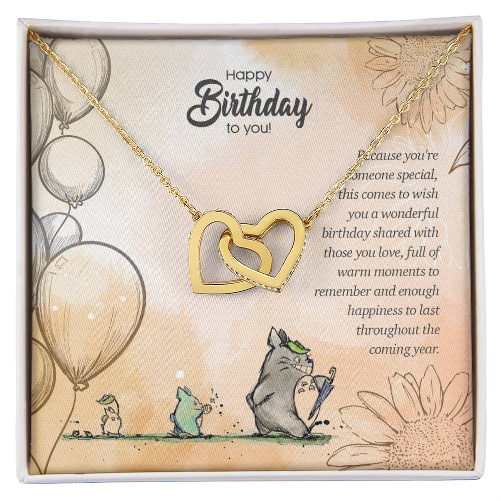 Warm Love - Interlocking Hearts Necklace