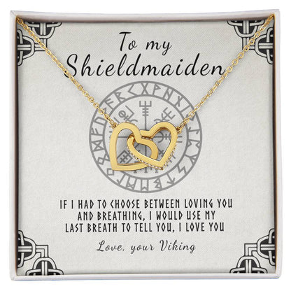 My Shieldmaiden Interlocking Hearts Necklace