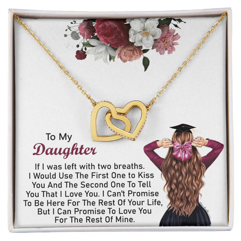 Graduation Gift For Daughter Graduation Day - Necklace Interlocking Hearts Necklace