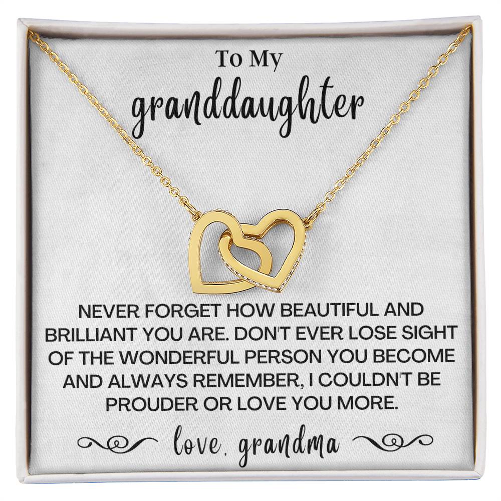 Happy Birthday Or Just To Say I Love You Interlocking Hearts Necklace