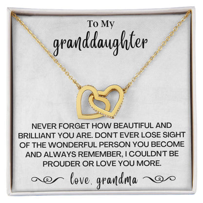 Happy Birthday Or Just To Say I Love You Interlocking Hearts Necklace
