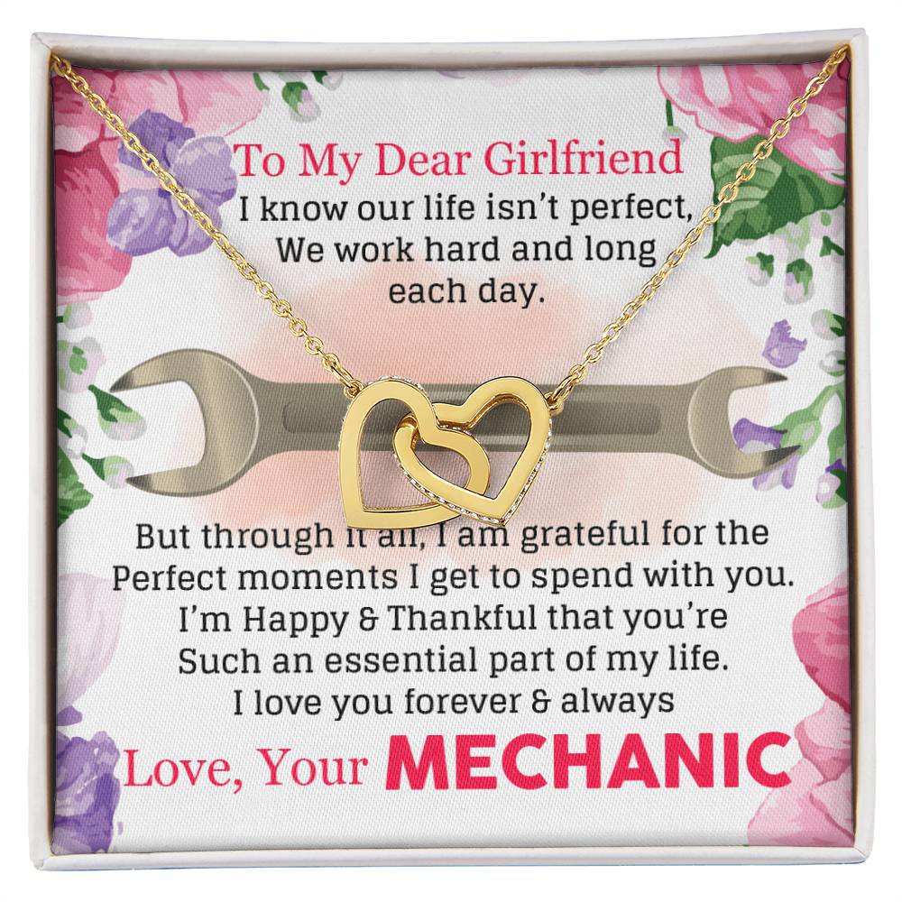 Mechanic'S Girlfriend - Interlocking Heart Necklace Interlocking Hearts Necklace