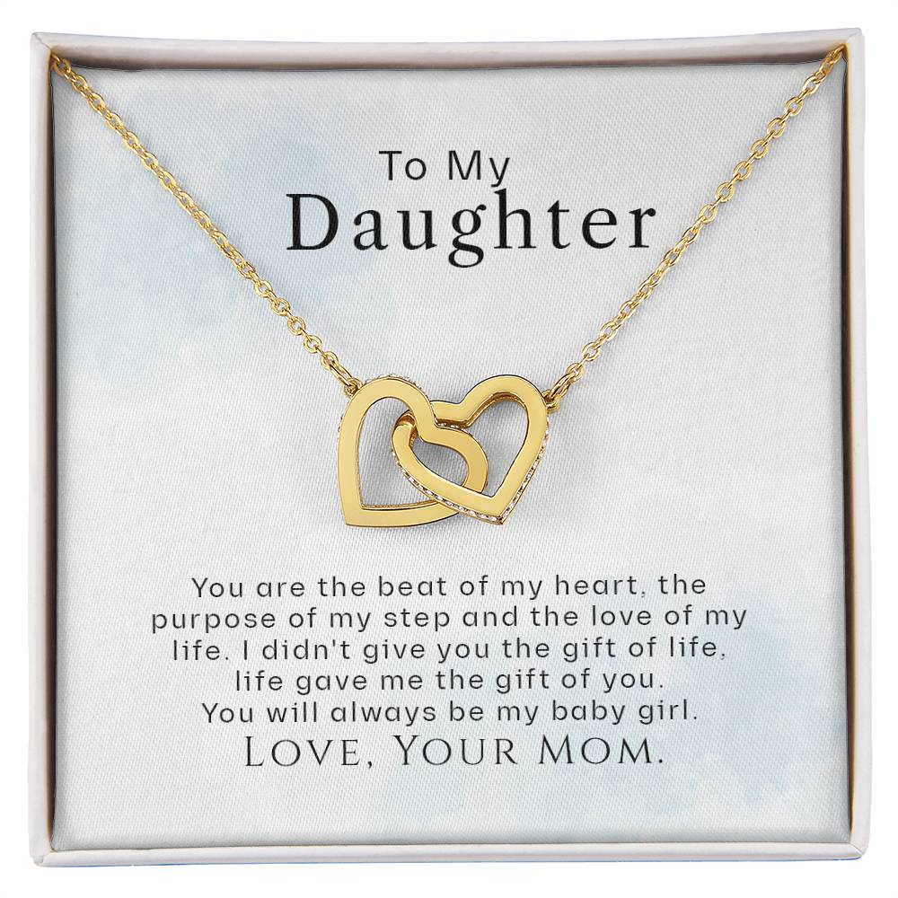 Collection Daughter - The Beat Of My Heart - Necklace Interlocking Hearts Necklace