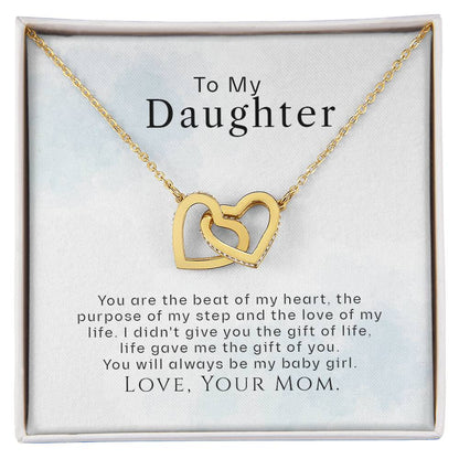 Collection Daughter - The Beat Of My Heart - Necklace Interlocking Hearts Necklace