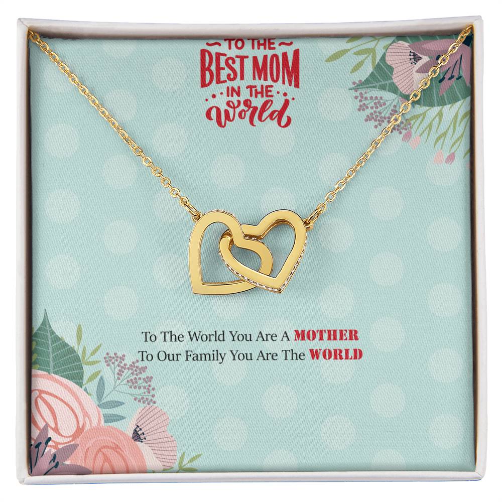 Mothers Day Gift For Mom Mothers Day Gift From Son Mothers Day Gift From Daughter Mothers Day Necklace Interlocking Hearts Necklace