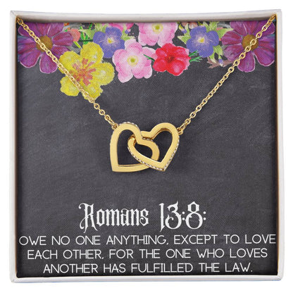 Interlocking Heart - Love Each Other Interlocking Hearts Necklace