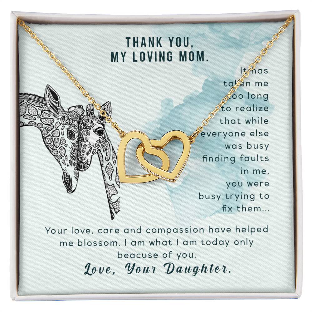 Mothers Day Gift From Daughter Son - Mother Necklace Gifts For Mom Mom Necklace Interlocking Hearts Interlocking Hearts Necklace