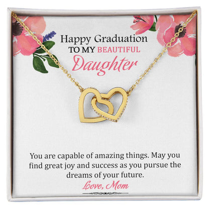 My Successful Daughter' - Limited Stock Interlocking Hearts Necklace