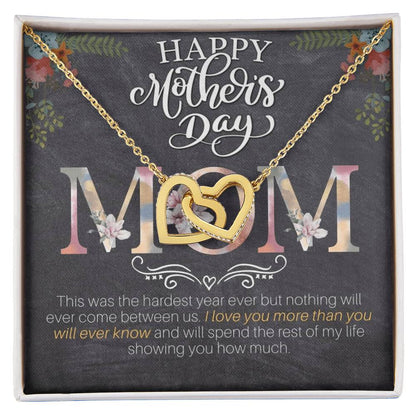 Happy Mother'S Day Gift Set Interlocking Hearts Necklace