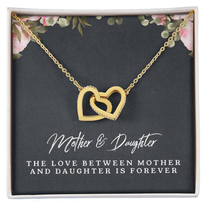 Mother & Daughter - Interlocking Heart Necklace Interlocking Hearts Necklace