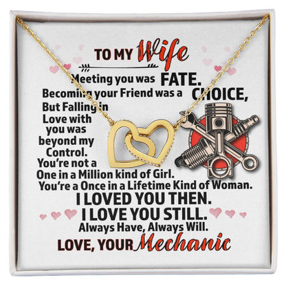 Mechanic'S Wife - Interlocking Heart Necklace Interlocking Hearts Necklace