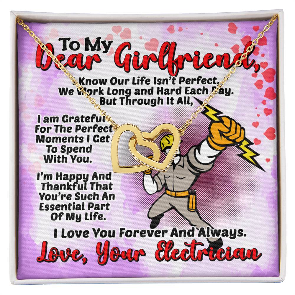 Electrician'S Girlfriend- Interlocking Heart Necklace Interlocking Hearts Necklace