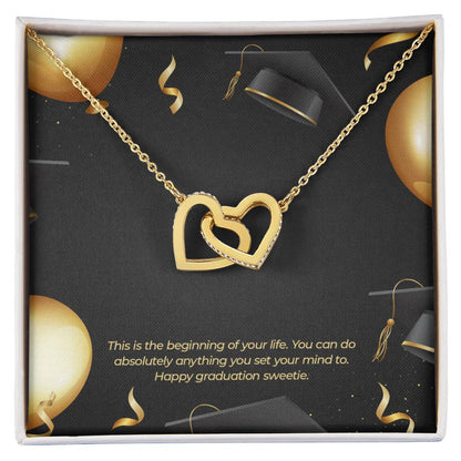 The Beginning Of Your Journey - Interlocking Hearts Necklace
